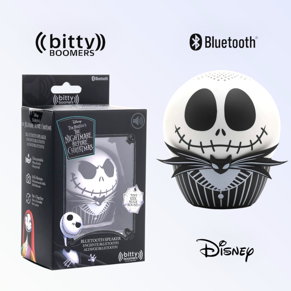 NIB Disney Jack Skellington Bluetooth Speaker Nightmare Before Christmas Gift